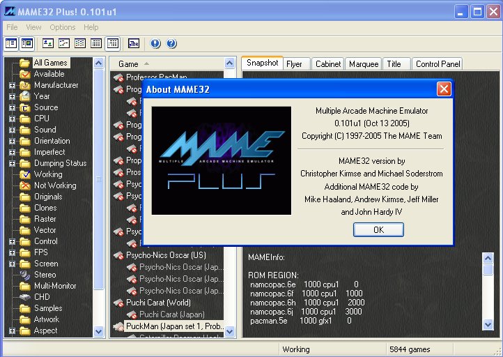 mame32 plus emulator